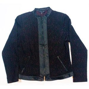 WFST Women's Jacket Coat Large Black Long Sleeve